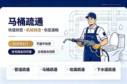 盘锦马桶疏通