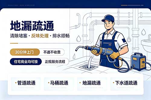盘锦地漏疏通