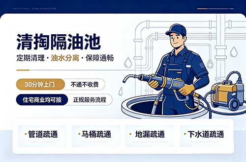 盘锦清掏隔油池